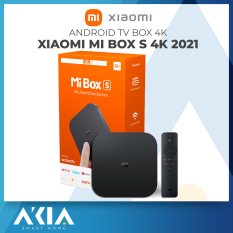 Xiaomi Mi Box S 4k 2021 – Android TV Box Xiaomi, TV Box CPU 4 nhân, Android TV mới nhất, Remote hỗ trợ ra lệnh tiếng việt