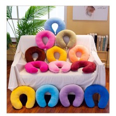 Gối cổ Sunny GC04, gối kê cổ trơn đi du lịch, văn phòng chữ U(Màu Ngẫu Nhiên)