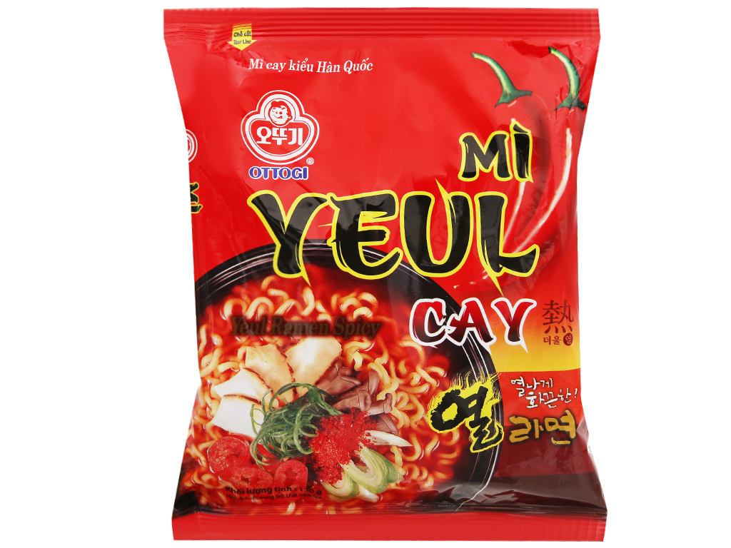 1 GÓI MÌ YEUL CAY HÀN QUỐC OTTOGI GÓI 120GRAM