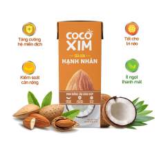 [GIỮ DÁNG ĐẸP DA] – Sữa dừa hạnh nhân COCOXIM dung tích 180ml/hộp – TT CIRINO