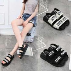 Xăng đan nữ học sinh Bi Shop chất liệu vải mềm êm chân, đế cao su tổng hợp, kiểu dáng thời trang