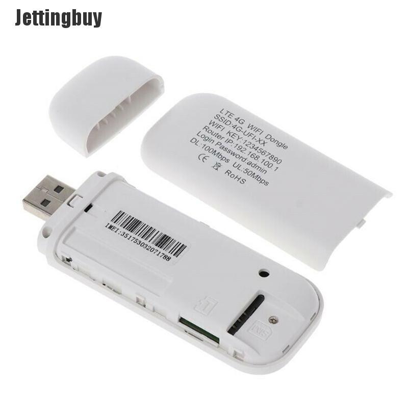 Jettingbuy 【Xingnangxingf】Unlocked Modem USB 4G LTE Bộ Định Tuyến Không Dây Di Động, Khe Cắm Thẻ SIM Điểm Truy Cập...