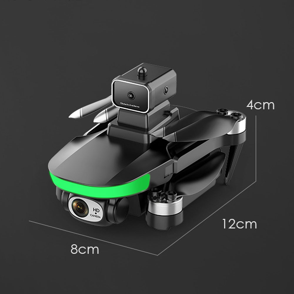 Flycam giá rẻ không chổi than S5S Pro Max cảm biến chống va chạm, máy bay flycam, máy bay điều...