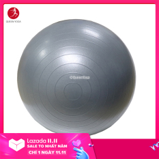 Bóng Tập Yoga-Gym Cao cấp Queen Yoga 65cm dày 2mm Chống Nổ – Tặng bơm bóng và phụ kiện – Bóng Tập Thể Dục Dùng Cho Cả Trẻ Em