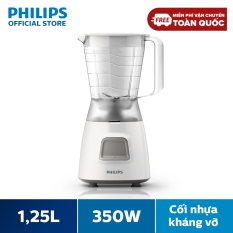 Máy xay sinh tố HR2051 Philips, công suất 450W, Cối nhựa 1,25l, Lưỡi dao thép không gỉ 4 cánh – Hàng phân phối chính hãng