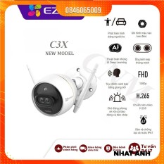 Camera Wifi EZVIZ Ngoài Trời C3X (CS-CV310) 2.0MP 1080P , có màu ban đêm, báo động công nghệ Ai, kèm thẻ 32Gb và 64GB