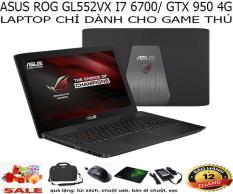 (GIẢM GIÁ) Asus ROG GL552VX ( i7-6700HQ, ram 8GB, HDD 1TB, VGA NVIDIA GTX 950M-4G, Màn 15.6″ FULL HD IPS)