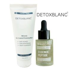 Combo Serum trị nám tàn nhang Và Mặt nạ sủi bọt Detox BlanC