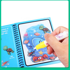 Sách Tô Màu Nước Ma Thuật Cho Bé Kèm Bút