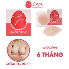 Miếng dán ngực silicon OvaPink Nipple Pad cao cấp siêu dính, thật như da tự nhiên,che đầu ti, nhũ hoa, tái sử dụng 6 tháng