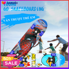 Ván trượt trẻ em Skateboard cho trẻ từ 2- 6 tuổi, thiết kế chắc chắn, giúp bé rèn luyện sức khỏe