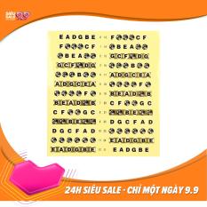 Decal dán note trên cần đàn guitar – Duy Guitar Shop – dán vị trí nốt nhạc trên cần đàn guitar