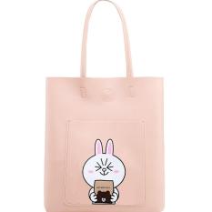 TÚI TOTE, TÚI ĐEO VAI, TÚI TOTE NỮ DA PU BỀN ĐẸP HỌA TIẾT THỎ CONY, GẤU BROWN SIÊU ĐÁNG YÊU AZDT89- Thương hiệu AZAGO