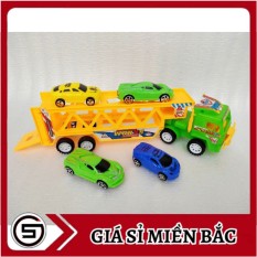Bộ đồ chơi xe tải chở 4 xe con 7144