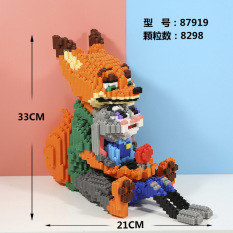 Lego xếp hình nhà Cáo Thỏ và Gấu Trúc