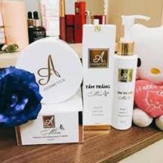 COMBO 2 SẢN PHẨM TẮM TRẮNG MỀM VÀ DƯỠNG TRẮNG BODY MỀM A COSMETICS