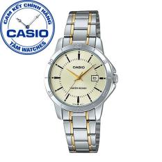 Đồng hồ nữ dây thép không gỉ Casio Standard Anh Khuê LTP-V004SG-9AUDF