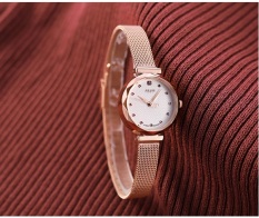 Đồng hồ nữ Julius Hàn Quốc JA-829C dây thép