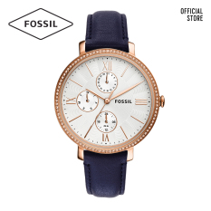 [Chỉ 6.6 – Voucher 200k] Đồng hồ nữ Fossil Jacqueline dây da ES5096 – màu xanh dương