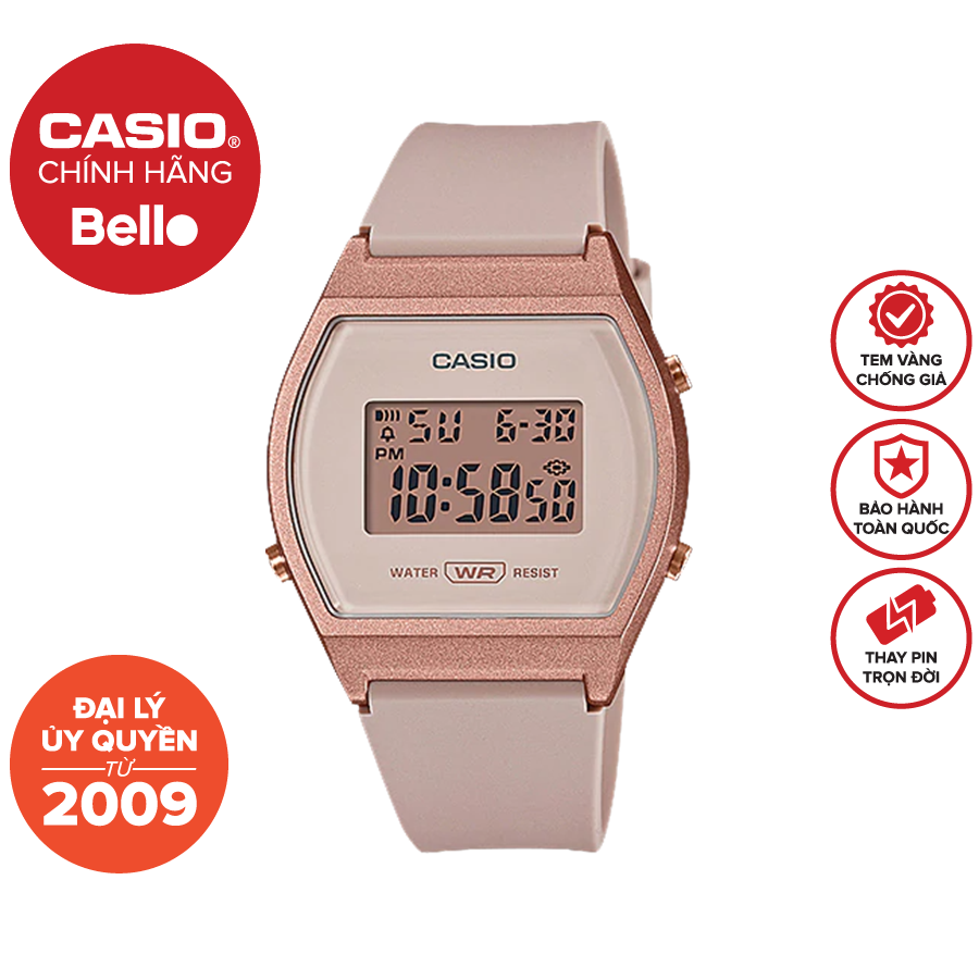 Đồng hồ Nữ Casio LW-204 chính hãng bảo hành 1 năm Pin trọn đời