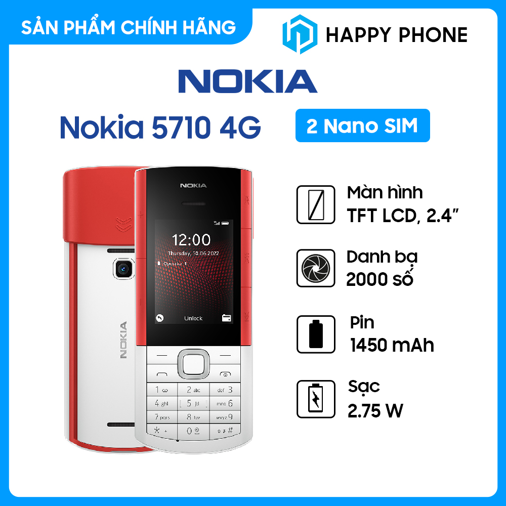 [ Giao Hỏa Tốc ] Điện Thoại Nokia 5710 4G - Hàng Chính Hãng, Mới 100%, Nguyên Seal | Bảo...