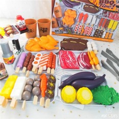 BỘ ĐỒ CHƠI TIỆC NƯỚNG BBQ 55 CHI TIẾT CHO BÉ TỪ 2 ĐẾN 10 TUỔI