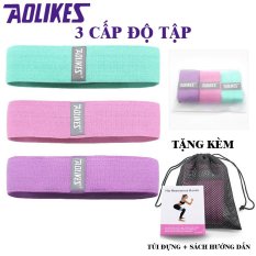 Dây Kháng Lực MiniBand Tập Mông Aolikes 3604 (3 cấp độ)