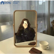 Gương Để Bàn OCHU Khung Gỗ – Mini Mirror – Natural