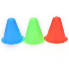 10xcolorful Agility Marker Slalom Cones For Roller Skating Training Traffic Sport – intl