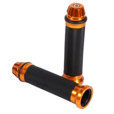 1Pair Aluminum Rubber Hand Grips for 22mm Handle Bar
Motorcycle(Gold) - intl