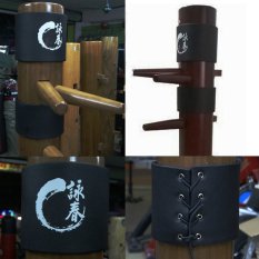 2x Vịnh xuân Cánh Tsun Ip Người Gỗ Giả Mook Jong Đầu Kungfu PU Bảo Vệ Đệm-quốc tế