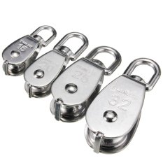 304 Steel Single Wheel Loading Swivel Lifting Rope Pulley Block M25 – intl