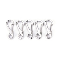 5x mini sf móc neo leo núi mùa xuân kẹp edc móc khóa bình móc tham gia Bạc-quốc tế