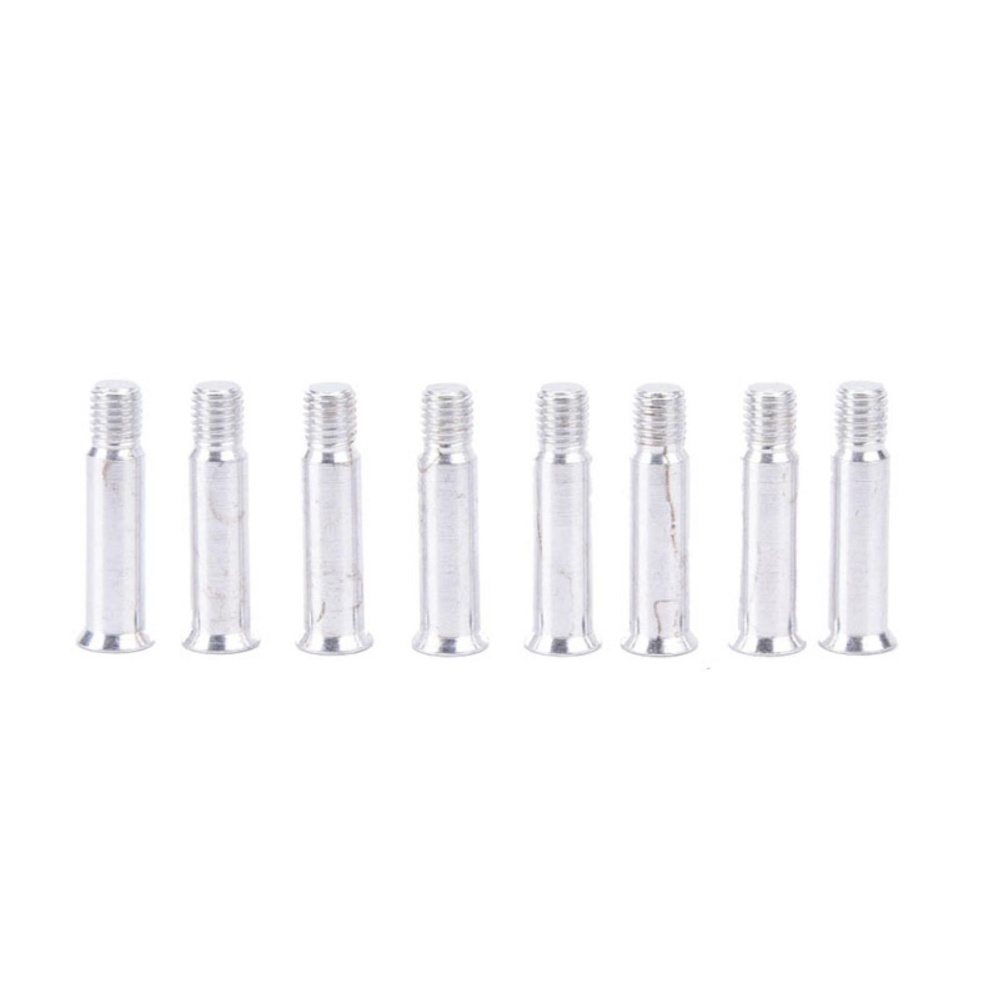 8pcs Aluminum Roller Skate Shoes Single Face Spikes Nail Screws
34mm Silver - intl
