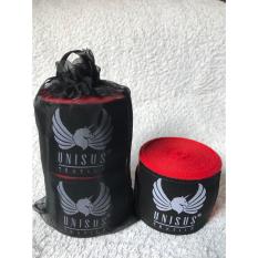 Băng quấn tay boxing, MÀU ĐỎ , handwwraps Unisus ( Muay, martial art )võ tự do
