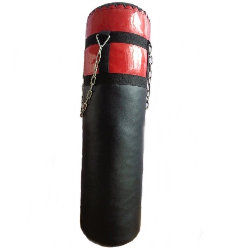 Bao cát đấm boxing GHFITNESS 90cm (Đen đỏ)