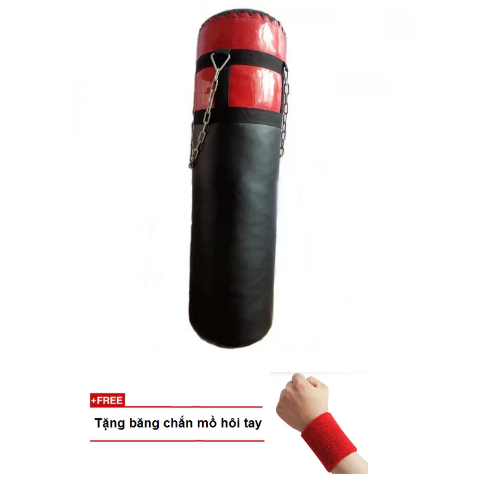 Bao đấm boxing 100cm + Tặng băng chắn mồ hôi