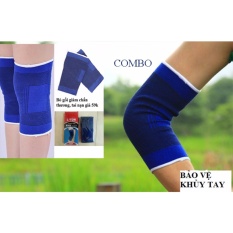Bộ 2 đôi bảo vệ khủy tay và 2 đôi bảo vệ đầu gối (4 chiếc khủy tay, 4 chiếc đầu gối)