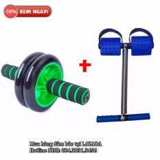 Bộ 2 món dụng cụ tập thể dục đa năng Tummy và con lăn (Xanh)