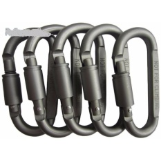 Bộ 4 Móc Khóa Lock Nhôm Chữ D Đa Năng 8 cm