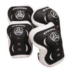 Bộ bảo vệ đầu gối khuỷu tay trẻ em Strider (Đen)