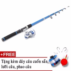 Bộ Cần Câu Blue New 2m1 Kèm Máy + 150m Dây