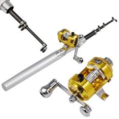 Bộ Cần Câu Cá Du Lịch Mini Dài 100Cm Hình Bút Bi Máy Ngang Cao cấp