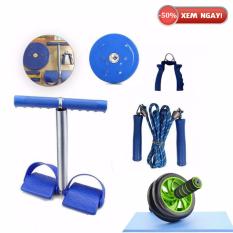 Bộ dụng cụ tập thể hình giá rẻ 5 món BenHome (Xanh)