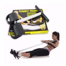 Dây kéo tập lưng và bụng Tummy Trimmer (Đen)