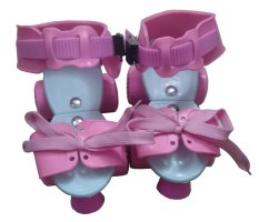 Dép patin trẻ em Skates hồng