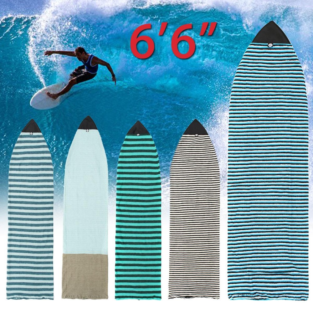 ☆For 6’6” Surf board Longboard Funboard Socks Cover Storage Bag Protective Case - intl