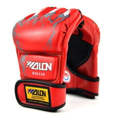 Găng tay Boxing hở ngón (đỏ)
