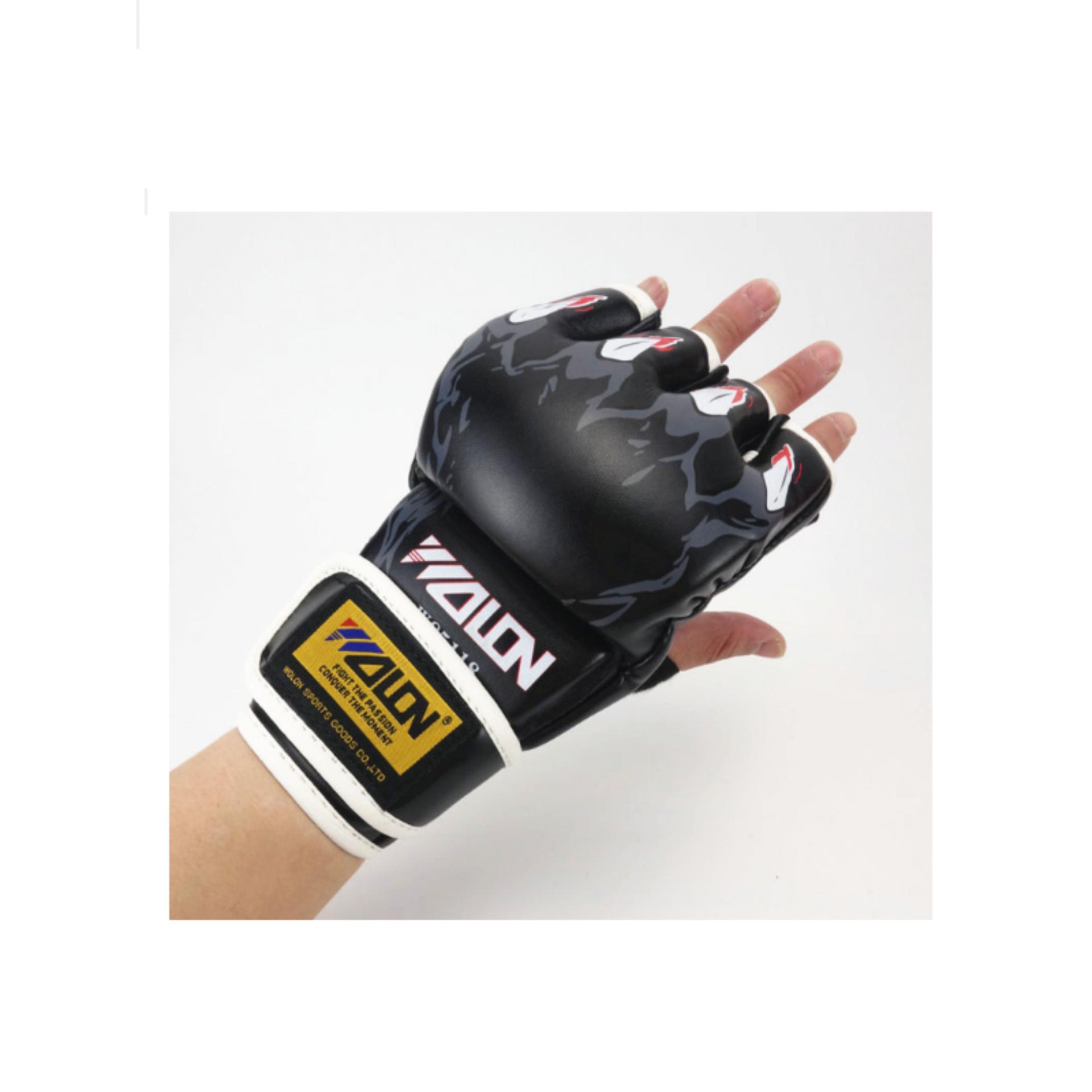 Găng tay đấm bao cát / MMA Wolon (đen)
