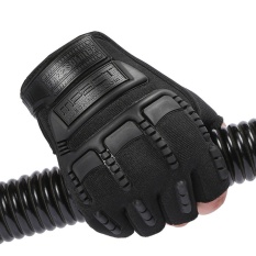 Găng Tay Xe Máy Nữa Ngón Thời Trang Thể Thao (Đen) – Nhiều Size